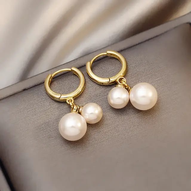 TWIN PEARL EARRINGS